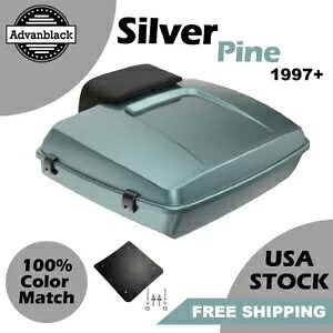 Advanblak シルバーパイン Rushmore Razor ツアーパック Pak パッド 1997 年以降のハーレー/ソフテイルに適合 Advanblak SILVER PINE Rushmore Razor Tour Pack Pak Pad Fits 1997+ Harley/Softail 【並行輸入品】｜カスタムパーツ WORLD倉庫