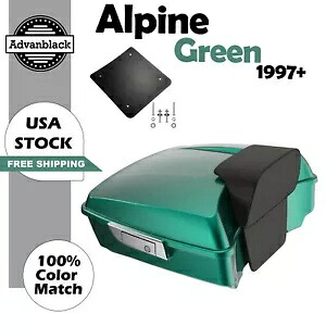 アルパイン グリーン チョップド ツアー パック Pak トランク ラゲッジ ハーレー ストリート ロード用 Alpine Green Chopped Tour Pack Pak Trunk Luggage For Harley Street Road 【並行輸入品】