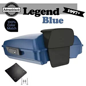 LEGEND ブルー 97+ ハーレー/ソフテイル Advanblak Rushmore Razor Tour Pak パックパッド用 LEGEND BLUE For 97+ Harley/Softail Advanblak Rushmore Razor Tour Pak Pack Pad 【並行輸入品】