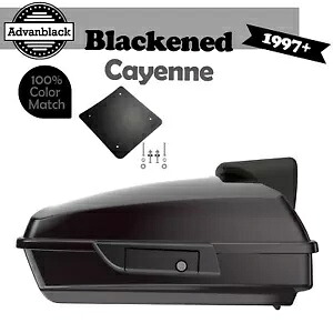 BLACKENED CAYENNE 97+ ハーレー/ソフテイル Advanblak Rushmore Razor ツアーパックパック用 BLACKENED CAYENNE For 97+ Harley/Softail Advanblak Rushmore Razor Tour Pak Pack 【並行輸入品】