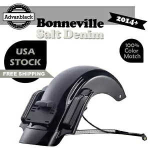 Advanblack ボンネビル ソルト デニム CVO リア フェンダー システム 14 歳以上のハーレー ツーリングに適合 Advanblack Bonneville Salt Denim CVO Rear Fender System Fits 14+ Harley Touring 【並行輸入品】