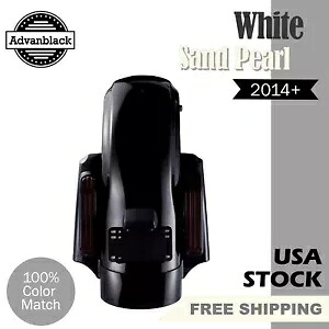 Advanblack ホワイトサンドパール CVO リアフェンダーシステム ハーレーツーリング 14+ に適合 Advanblack White Sand Pearl CVO Rear Fender System Fits Harley Touring 14+ 【並行輸入品】｜カスタムパーツ WORLD倉庫