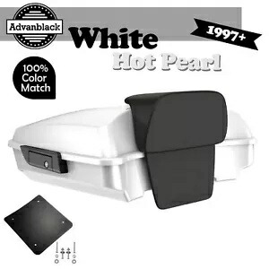 ホワイト ホット パール 97+ ハーレー/ソフテイル アドバンブラック ラッシュモア レイザー ツアー パック パック WHITE HOT PEARL For 97+ Harley/Softail Advanblak Rushmore Razor Tour Pak Pack 【並行輸入品】