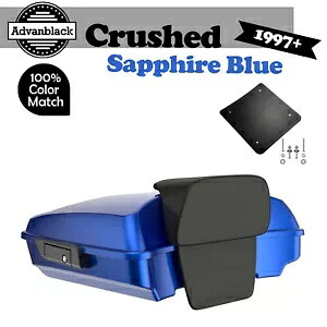 クラッシュサファイア 97+ ハーレー/ソフテイル アドバンブラック ラッシュモア レイザー ツアー パック パック CRUSHED SAPPHIRE For 97+ Harley/Softail Advanblak Rushmore Razor Tour Pak Pack 【並行輸入品】｜カスタムパーツ WORLD倉庫
