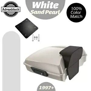 Advanblak ホワイト サンド パール ラシュモア レイザー ツアー パック パック 97+ ハーレー/ソフテイルに適合 Advanblak White Sand Pearl Rushmore Razor Tour Pack Pak Fits 97+ Harley/Softail 【並行輸入品】｜カスタムパーツ WORLD倉庫