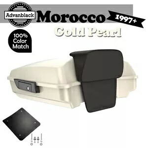 モロッコ ゴールド パール 97+ ハーレー/ソフテイル アドバンブラック ラッシュモア レイザー ツアー パック パック MOROCCO GOLD PEARL For 97+ Harley/Softail Advanblak Rushmore Razor Tour Pak Pack 【並行輸入品】
