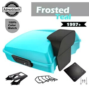 フロステッド ティール レイザー ツアー パック パック トランク ハーレー FLHR FLHXS FLTRX 1997+ に適合 Frosted Teal Razor Tour Pack Pak Trunk Fits Harley FLHR FLHXS FLTRX 1997+ 【並行輸入品】｜カスタムパーツ WORLD倉庫