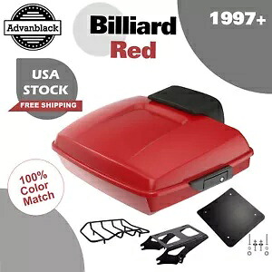 ビリヤード レッド レイザー ツアー パック 97+ ハーレーダビッドソン ツーリング用トランク ラゲッジ Billiard Red Razor Tour Pak Pack Trunk Luggage For 97+ Harley Davidson Touring 【並行輸入品】｜カスタムパーツ WORLD倉庫