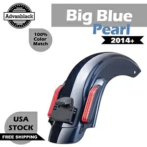 Advanblack ビッグ ブルー パール CVO リアフェンダー システム 14+ ハーレー FLHR FLHXS FLTRX 用 Advanblack Big Blue Pearl CVO Rear Fender System For 14+ Harley FLHR FLHXS FLTRX 【並行輸入品】