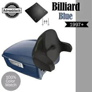 Advanblack ビリヤード ブルー ラッシュモア キング ツアー パック パック パッド ハーレー/ソフテイル 97+ に適合 Advanblack Billiard Blue Rushmore King Tour Pack Pak Pad Fits Harley/Softail 97+ 【並行輸入品】