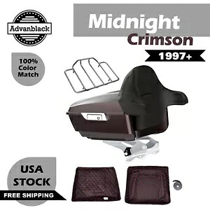 ミッドナイト クリムゾン キング ツアー パック 1997 年以降のハーレー ツーリング FLHR FLHXS FLTRX 用 Midnight Crimson King Tour Pack Pak For 1997+ Harley Touring FLHR FLHXS FLTRX 【並行輸入品】｜カスタムパーツ WORLD倉庫