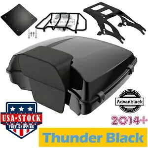 サンダー ブラック レイザー ツアー パック パック トランク インディアン チーフ/ロードマスター/チャレンジャー用 Thunder Black Razor Tour Pack Pak Trunk For Indian Chief/ Roadmaster/ Challenger 【並行輸入品】