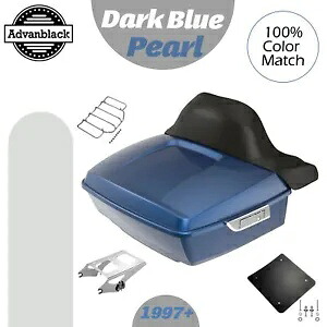 ダークブルー パール キング ツアー パック パック ハーレー ストリート エレクトラ ロード グライド 97+ Dark Blue Pearl King Tour Pack Pak For Harley Street Electra Road Glide 97+ 【並行輸入品】