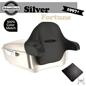 SILVER FORTUNE Advanblack Rushmore King Tour Pak パックパッド フィット 97+ ハーレー/ソフテイル SILVER FORTUNE Advanblack Rushmore King Tour Pak Pack Pad Fit 97+ Harley/Softail 【並行輸入品】