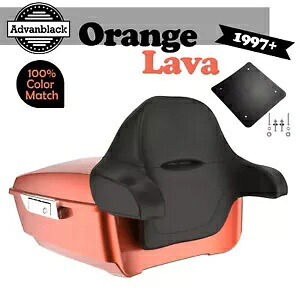 オレンジ LAVA アドバンブラック ラッシュモア キング ツアー パック パック パッド 97+ ハーレー/ソフテイルに適合 ORANGE LAVA Advanblack Rushmore King Tour Pak Pack Pad Fits 97+ Harley/Softail 【並行輸入品】 139,150円