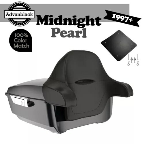 MIDNIGHT PEARL Advanblack Rushmore King Tour Pak パックパッド フィット 97+ ハーレー/ソフテイル MIDNIGHT PEARL Advanblack Rushmore King Tour Pak Pack Pad Fit 97+ Harley/Softail 【並行輸入品】