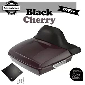 ハーレー/ソフテイル 1997+ ラッシュモア レイザー ツアー パック パック ラップ アラウンド ブラック チェリー用 For Harley/Softail 1997+ Rushmore Razor Tour Pack Pak Wrap Around BLACK CHERRY 【並行輸入品】