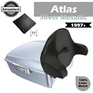アトラス シルバー メタリック キング ツアー パック ハーレー ストリート ロード エレクトラグライド 1997 年以降に適合 Atlas Silver Metallic King Tour Pack Fits Harley Street Road Electra Glide 1997+ 【並行輸入品】