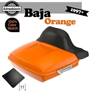 ハーレー/ソフテイル 1997+ ラッシュモア レイザー ツアー パック パック ラップ アラウンド BAJA オレンジ For Harley/Softail 1997+ Rushmore Razor Tour Pack Pak Wrap Around BAJA ORANGE 【並行輸入品】
