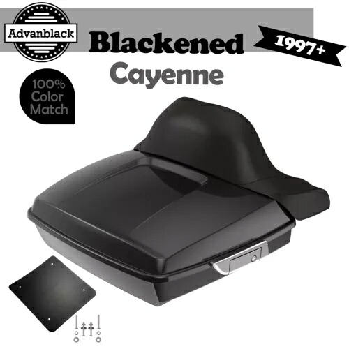 ハーレー/ソフテイル ラッシュモア レイザー ツアー パック Pak Wrap Around BLACKENED CAYENNE 用 For Harley/Softail Rushmore Razor Tour Pack Pak Wrap Around BLACKENED CAYENNE 【並行輸入品】