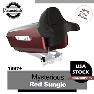 ミステリアス レッド サングロ キング ツアー パック ハーレー ストリート エレクトラ ロード グライド 97+ に適合 Mysterious Red Sunglo King Tour Pack Fits Harley Street Electra Road Glide 97+ 【並行輸入品】｜カスタムパーツ WORLD倉庫
