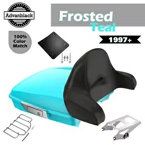 フロスト ティール レイザー ツアー パック Pak ラップ アラウンド 97+ ハーレー ストリート ロード グライド用 Frosted Teal Razor Tour Pack Pak Wrap Around For 97+ Harley Street Road Glide 【並行輸入品】