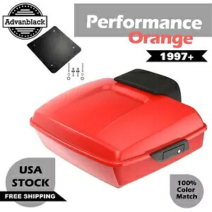 パフォーマンス オレンジ チョップド ツアー パック パック ハーレー ツーリング 1997+ に適合 Performance Orange Chopped Tour Pak Pack Fits Harley Touring 1997+ 【並行輸入品】