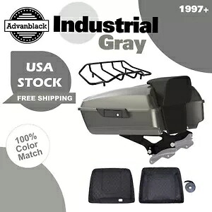 インダストリアルグレーチョップドツアーパックパックバックレストハーレーFLHR FLHXS FLTRX 97+用 Industrial Gray Chopped Tour Pack Pak Backrest For Harley FLHR FLHXS FLTRX 97+ 【並行輸入品】｜カスタムパーツ WORLD倉庫 140,250円