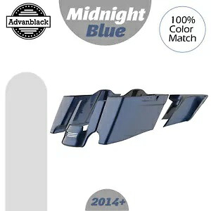 CVO テーパード ストレッチ拡張サドルバッグ ハーレー 2014+ ミッドナイトブルーに適合 CVO Tapered Stretched Extended Saddlebags Fits Harley 2014+ MIDNIGHT BLUE 【並行輸入品】
