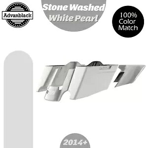 CVO テーパード ストレッチ エクステンド サドルバッグ ハーレーに適合 ストーンウォッシュ ホワイト パール CVO Tapered Stretched Extended Saddlebags Fits Harley STONE WASHED WHITE PEARL 【並行輸入品】｜カスタムパーツ WORLD倉庫 116,600円