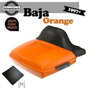 ハーレー/ソフテイル 97+ ラッシュモア レイザー ツアー パック ラップ アラウンド BAJA オレンジ用 For Harley/Softail 97+ Rushmore Razor Tour Pak Pack Wrap Around BAJA ORANGE 【並行輸入品】