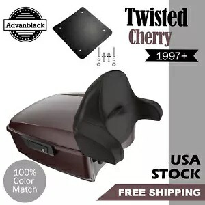 TWISTED CHERRY Advanblack Rushmore King Tour Pak パックパッド 97+ ハーレー/ソフテイル用 TWISTED CHERRY Advanblack Rushmore King Tour Pak Pack Pad For 97+ Harley/Softail 【並行輸入品】
