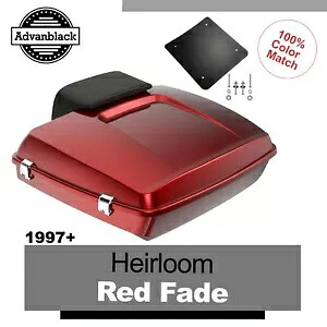 エアルーム レッド フェード レイザー ツアー パック パック 1997 年以降のハーレー ストリート ロード グライド FLHX に適合 Heirloom Red Fade Razor Tour Pack Pak Fits 1997+ Harley Street Road Glide FLHX 【並行輸入品】