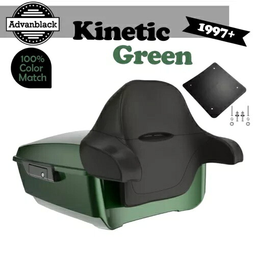KINETIC GREEN Advanblack Rushmore King Tour Pak パックパッド 97+ ハーレー/ソフテイル用 KINETIC GREEN Advanblack Rushmore King Tour Pak Pack Pad For 97+ Harley/Softail 【並行輸入品】｜カスタムパーツ WORLD倉庫