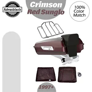 クリムゾンレッド Sunglo Razor ツアーパック Pak トランク ハーレー FLHR FLHXS FLTRX 97+用 Crimson Red Sunglo Razor Tour Pack Pak Trunk For Harley FLHR FLHXS FLTRX 97+ 【並行輸入品】