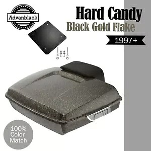 Advanblak ハード キャンディ ブラック ゴールド ラッシュモア レイザー ツアー パック 97+ ハーレー/ソフテイル用 Advanblak HARD CANDY BLACK GOLD Rushmore Razor Tour Pack For 97+ Harley/Softail 【並行輸入品】｜カスタムパーツ WORLD倉庫