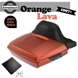 ハーレー/ソフテイル 97+ ラッシュモア レイザー ツアー パック ラップ アラウンド オレンジ LAVA 用 For Harley/Softail 97+ Rushmore Razor Tour Pak Pack Wrap Around ORANGE LAVA 【並行輸入品】