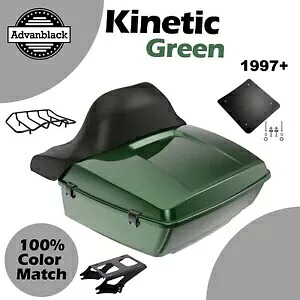 キネティック グリーン キング ツアー パック ラップアラウンド ハーレー ストリート ロードキング グライド 97+ に適合 Kinetic Green King Tour Pack Wrap Around Fits Harley Street Road King Glide 97+ 【並行輸入品】｜カスタムパーツ WORLD倉庫