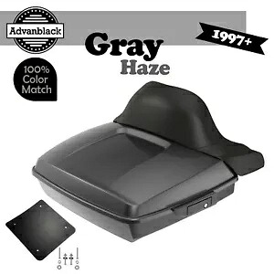 ハーレー/ソフテイル 97+ ラッシュモア レイザー ツアー パック ラップ アラウンド グレー ヘイズ用 For Harley/Softail 97+ Rushmore Razor Tour Pak Pack Wrap Around GRAY HAZE 【並行輸入品】