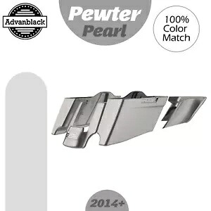 CVO テーパードストレッチ拡張サドルバッグ ハーレー 2014+ ピューターパールに適合 CVO Tapered Stretched Extended Saddlebags Fits Harley 2014+ PEWTER PEARL 【並行輸入品】