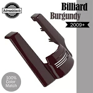 ビリヤード バーガンディ シングルカットアウト ストレッチ リアフェンダー エクステンション ハーレー用 BILLIARD BURGUNDY Single Cutout Stretched Rear Fender Extension For Harley 【並行輸入品】