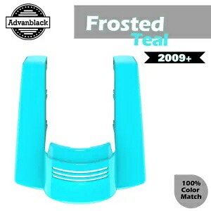 デュアル ノーカット ストレッチ リアフェンダー エクステンション ハーレー ツーリング 2009+ フロステッド ティール用 Dual Uncut Stretched Rear Fender Extension For Harley Touring 2009+ FROSTED TEAL 【並行輸入品】