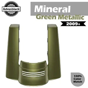 デュアル ノーカット ストレッチ リアフェンダー エクステンション ハーレー用 ミネラルグリーンメタリック Dual Uncut Stretched Rear Fender Extension For Harley MINERAL GREEN METALLIC 【並行輸入品】