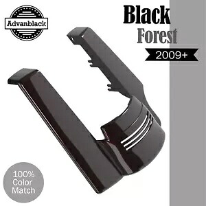 BLACK FOREST シングルカットアウト ストレッチリアフェンダーエクステンション ハーレーツーリング用 BLACK FOREST Single Cutout Stretched Rear Fender Extension For Harley Touring 【並行輸入品】