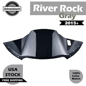 River Rock グレー エアダクトフェアリング 2015up Harley Road Glide FLTRX FLTRKSE に適合 River Rock Gray Air Duct Fairing Fits 2015up Harley Road Glide FLTRX FLTRKSE 【並行輸入品】｜カスタムパーツ WORLD倉庫