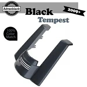 ブラックテンペスト カットアウトなし リアフェンダーエクステンション ストレッチフィラー 09+ ハーレー用 Black Tempest No Cutout Rear Fender Extension Stretched Filler For 09+ Harley 【並行輸入品】