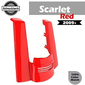 デュアル ノーカット ストレッチ リアフェンダー エクステンション ハーレー ツーリング 2009+ スカーレットレッド用 Dual Uncut Stretched Rear Fender Extension For Harley Touring 2009+ SCARLET RED 【並行輸入品】