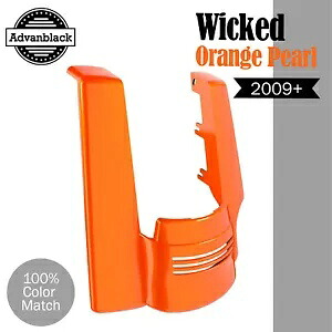 ウィキッド オレンジ パール シングル カットアウト ストレッチ リアフェンダー エクステンション ハーレー用 WICKED ORANGE PEARL Single Cutout Stretched Rear Fender Extension For Harley 【並行輸入品】｜カスタムパーツ WORLD倉庫