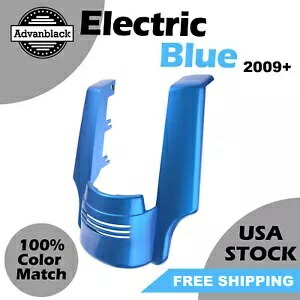 エレクトリックブルー デュアル カットアウト ストレッチ リア フェンダー エクステンション 2009 年以降のハーレーに適合 Electric Blue Dual Cutout Stretched Rear Fender Extension Fits 2009+ Harley 【並行輸入品】