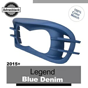 ハーレー ロード グライド アドバンブラック ヘッドライト ベゼル レジェンド ブルー デニム (マット) 2015+ For Harley Road Glide Advanblack Headlight Bezel LEGEND BLUE DENIM (MATTE) 2015+ 【並行輸入品】